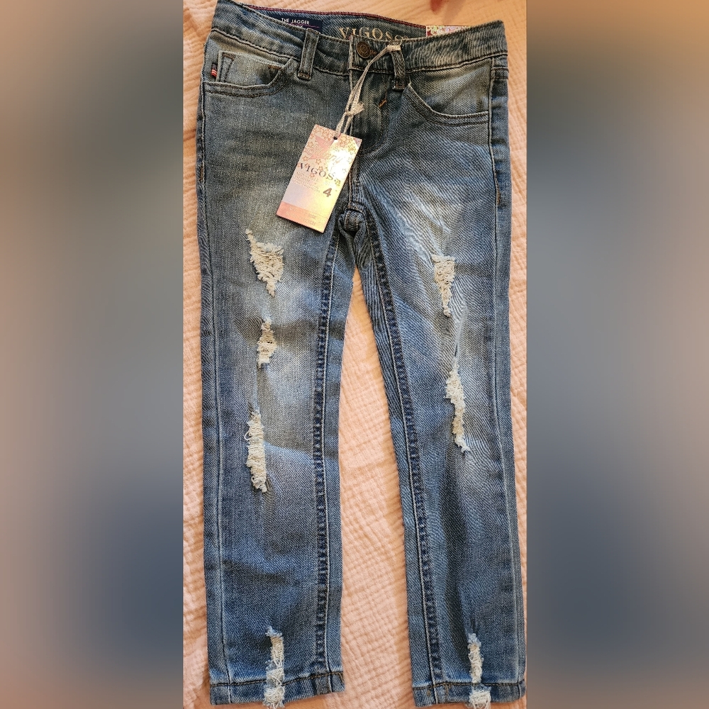 Girls Vigoss Distressed Skinny Jeans